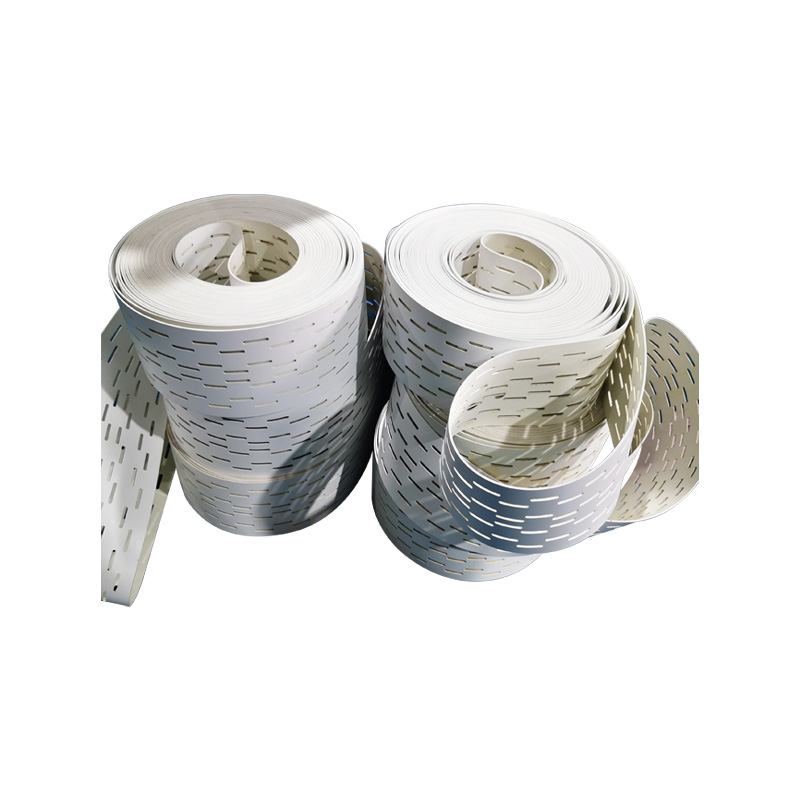 食品输送带白色PU输送带香肠输送带打孔吸风定位皮带