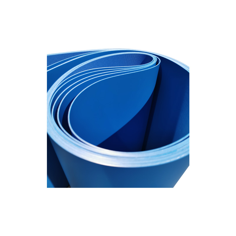 蓝色食品输送带PU食品输送带烘培包装机输送带