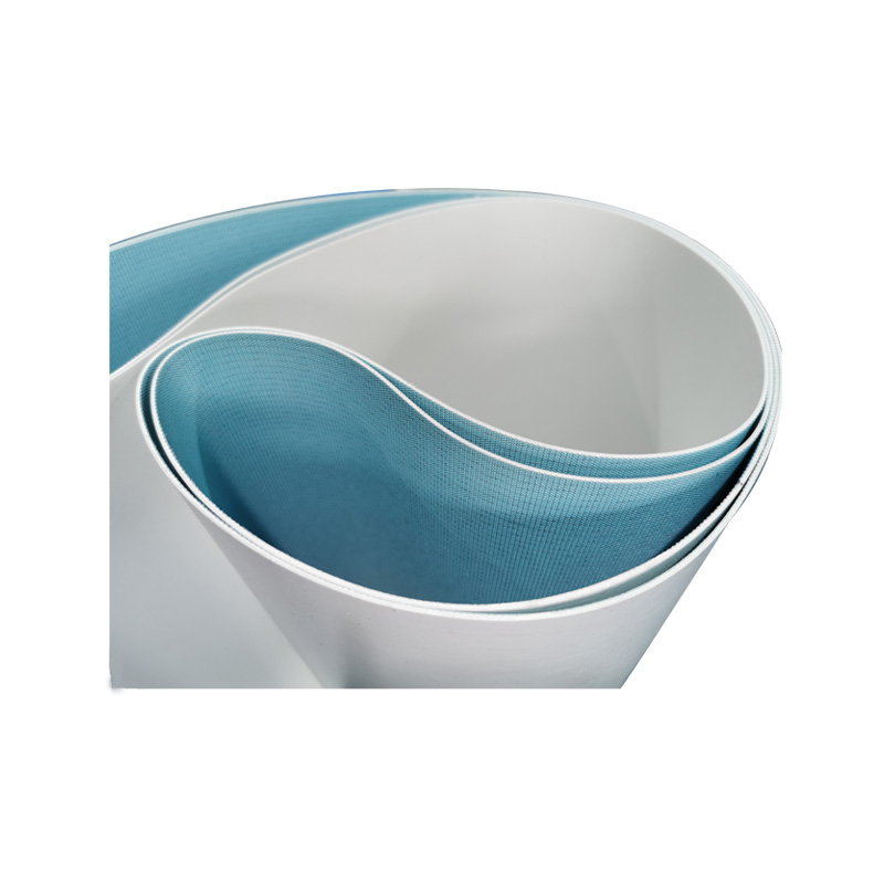 白色硅胶防沾输送带食品输送带卫生用品输送带