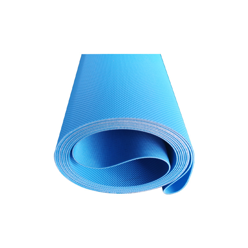 蓝色钻石花纹防护食品输送带面包成型一体机皮带