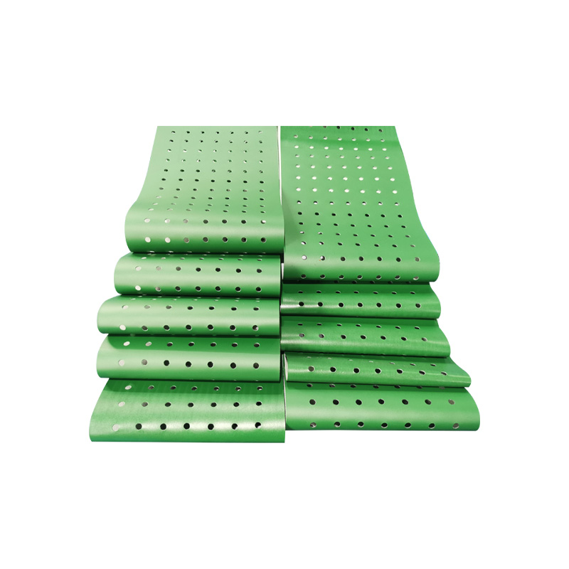 厂家输送带打孔 PVC打孔吸风定位输送带 环形打孔输送带