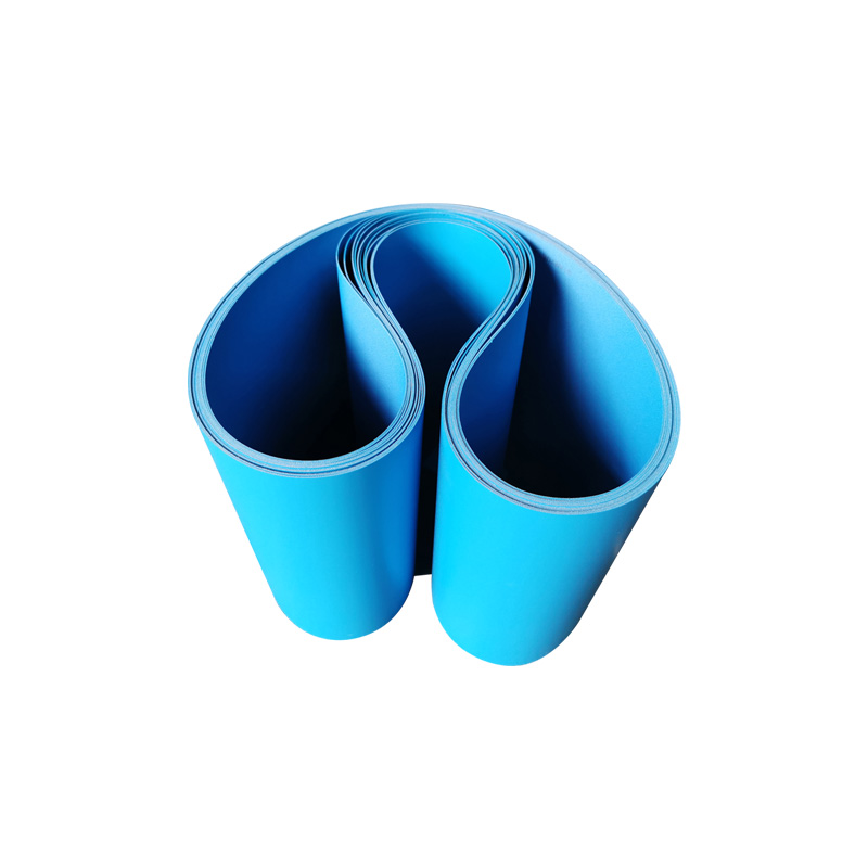 蓝色食品级PU输送带烘培面包月饼沙琪玛食品输送带